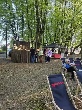 Muzyka i kino pod gołym niebem przyciągnęły tłum do parku w Kargowej