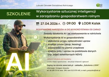 W Kalsku pokażą, jak AI może wejść do gospodarstwa bez technicznego żargonu