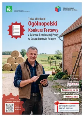 Konkurs KRUS dla rolników. Nagrody czekają na 100 najszybszych