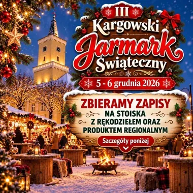 Na kargowskim jarmarku tylko rękodzieło i produkty regionalne. Trwa nabór