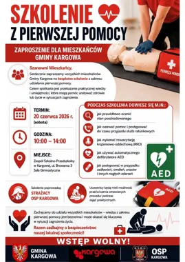 W Kargowej nauczą, jak działać w pierwszych minutach zagrożenia