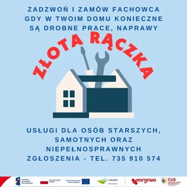 Drobna naprawa, duża ulga. CUS w Kargowej oferuje pomoc „złotej rączki”