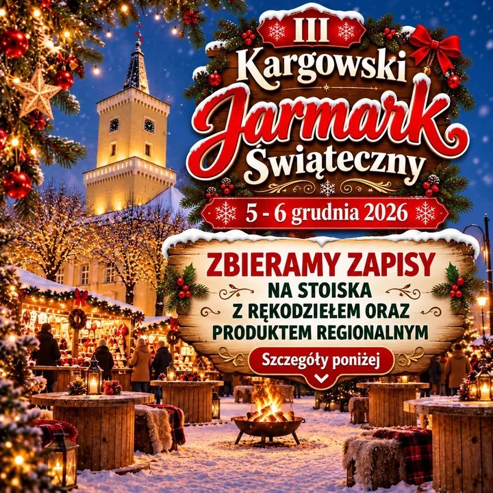 Na kargowskim jarmarku tylko rękodzieło i produkty regionalne. Trwa nabór