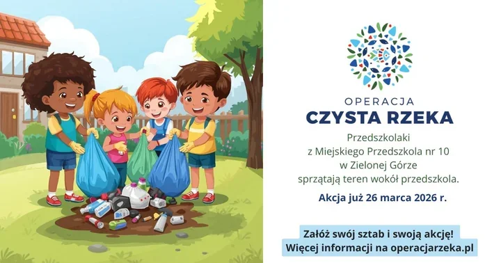 Przedszkolaki z Zielonej Góry ruszą na wiosenne sprzątanie wokół przedszkola