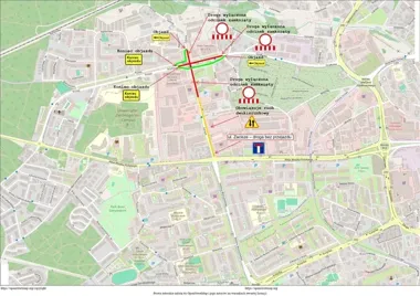 Zacisze zamknięte. Kierowców czekają objazdy przez Prostą i Działkową