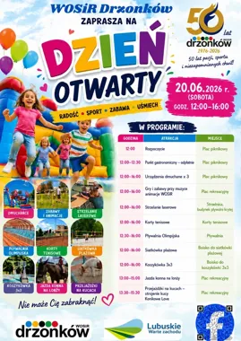 Rodzinny dzień w Drzonkowie z pływalnią, końmi i sportowymi atrakcjami