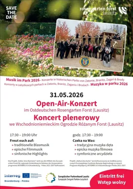 Bezpłatny koncert otworzy sezon w parkach Łużyckich