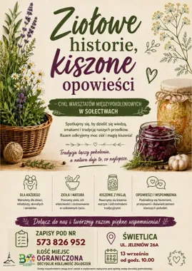 Zioła, kiszenie i rodzinne historie. Warsztaty w Zielonej Górze