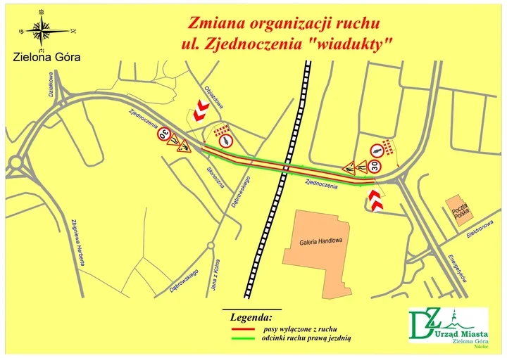 Oba wiadukty znów dla kierowców – ruch nadal będzie zwężony