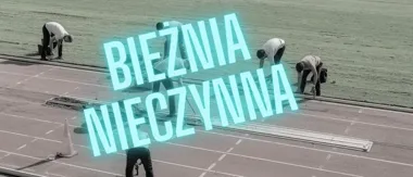 Bieżnia stadionu lekkoatletycznego w Zielonej Górze – obiekt czasowo nieczynny