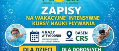 Wakacyjne kursy pływania w CRS. Znamy terminy i cenę