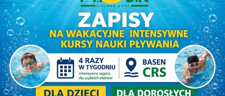 Wakacyjne kursy pływania w CRS. Znamy terminy i cenę