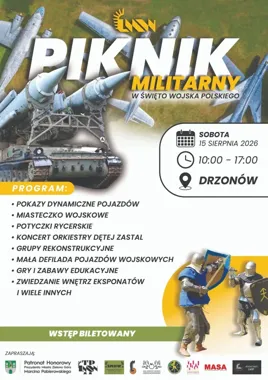 Militaria, pojazdy i bezpłatny dojazd. Piknik w Drzonowie już w sobotę