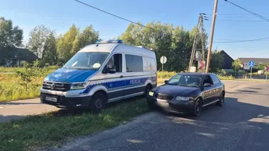 Audi zwróciło uwagę policjantów. Kierowca miał w organizmie dwa narkotyki