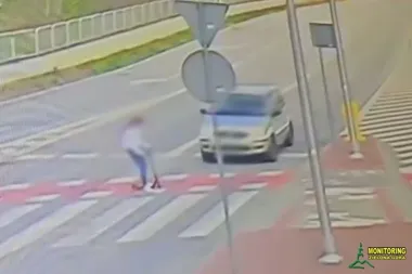 10-latka na hulajnodze potrącona w Zielonej Górze - 4000 zł mandatu