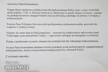 Policjant zatrzymał się na środku ulicy - finał zaskoczył kierowcę