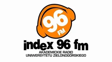 Logo Akademickiego Radia Index 96 FM Uniwersytetu Zielonogórskiego.