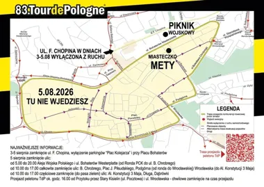 Przejazd Tour de Pologne zmieni dojazd do szpitala w Zielonej Górze